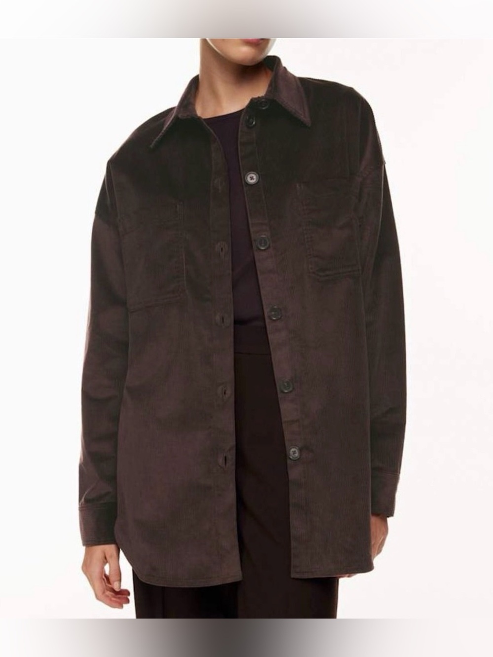 Aritzia Babaton ! Oversized 2XS Corduroy Shirt